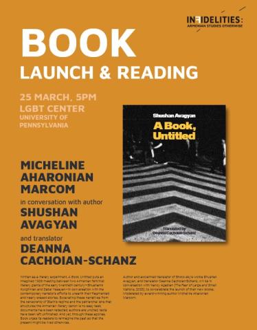 Book Launch and Reading